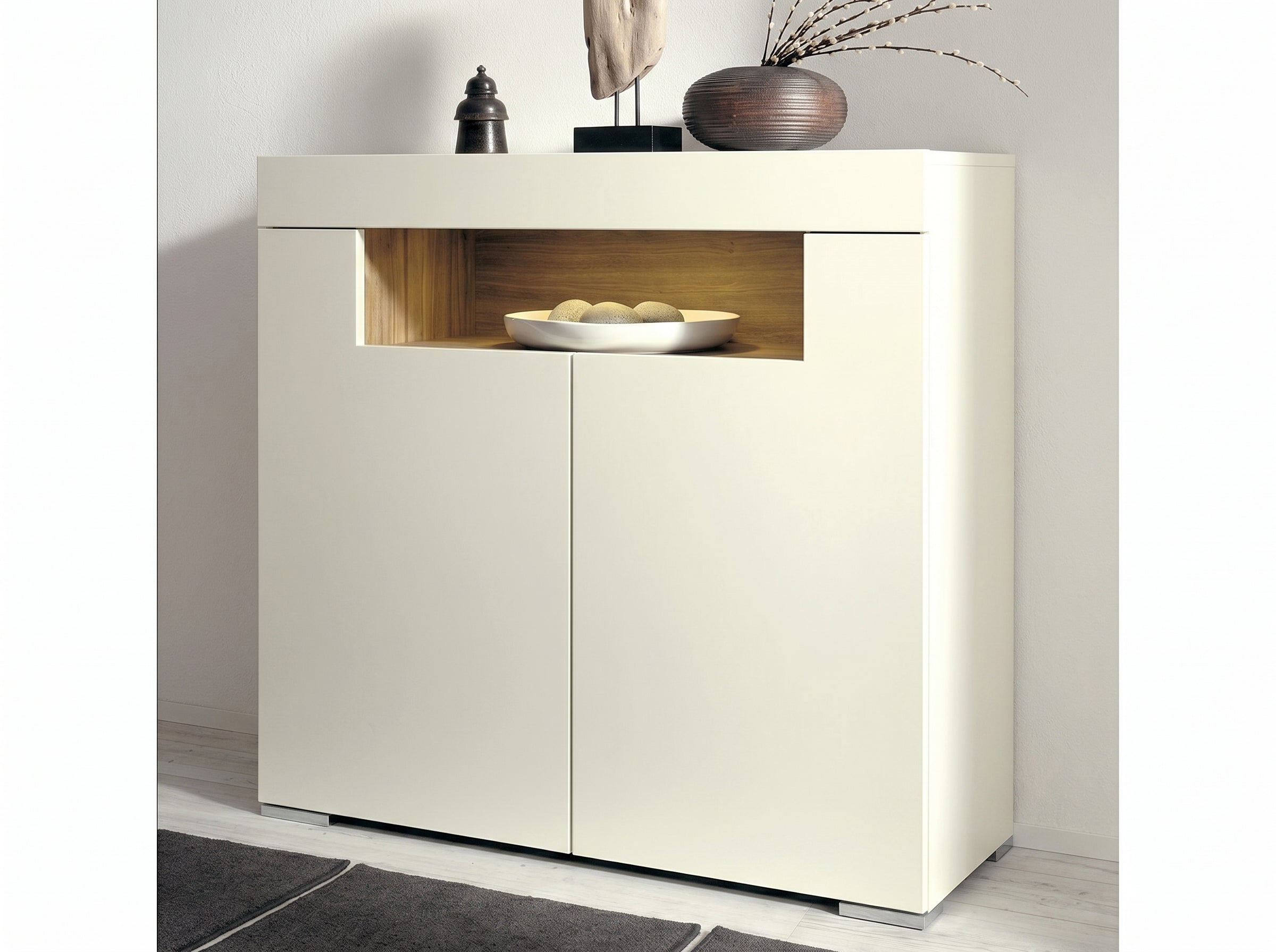 Modern Shoe Cabinet with Lighting modern storage cabinet