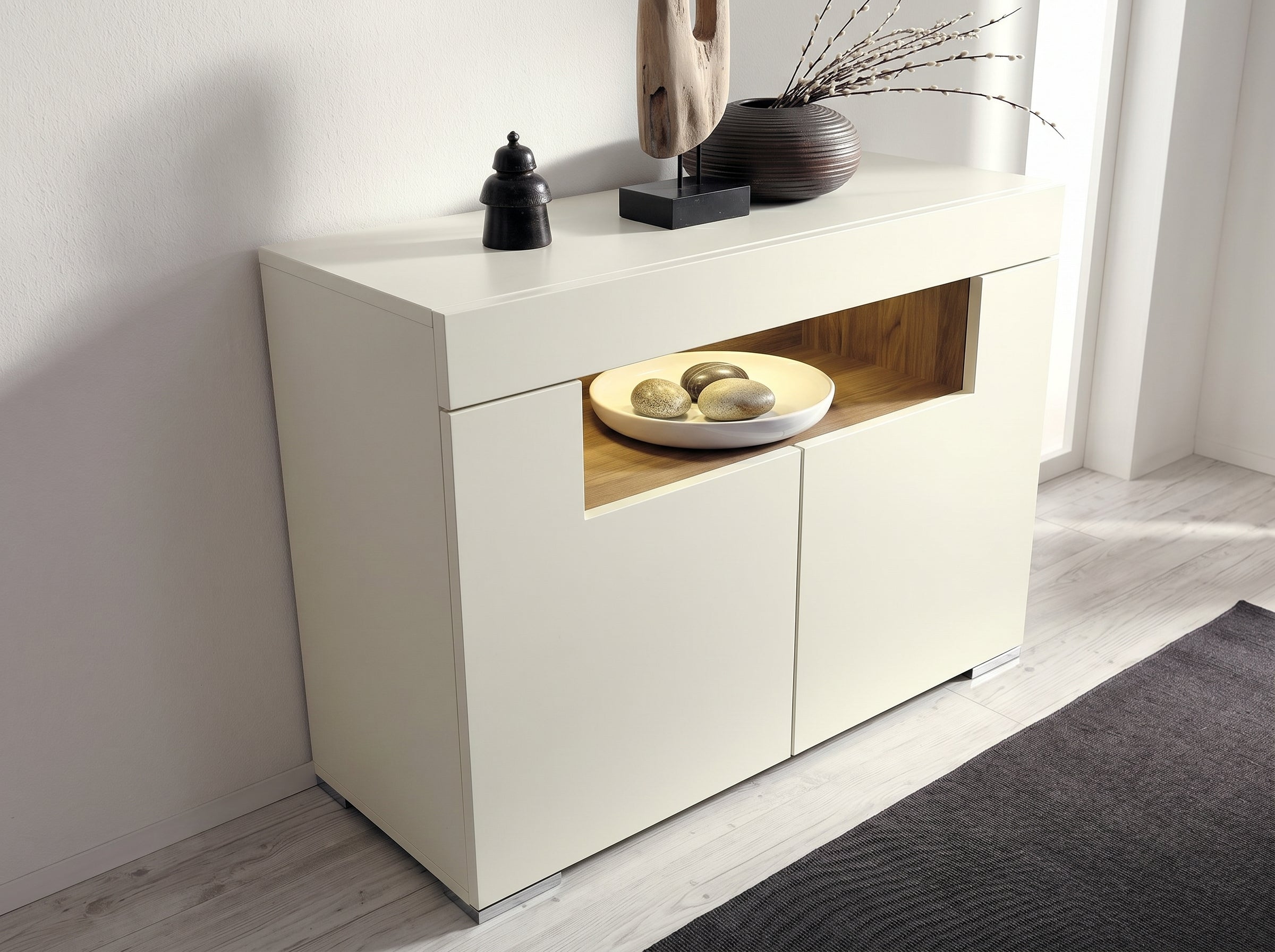 Modern Shoe Cabinet with Lighting modern storage cabinet