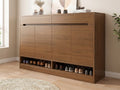 Modern Wooden Shoe Cabinet with 4 Doors hallway furniture