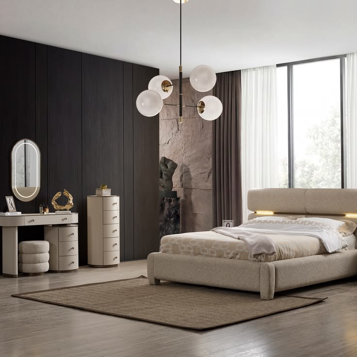 Royal Marble 5-Piece Bedroom Bundle