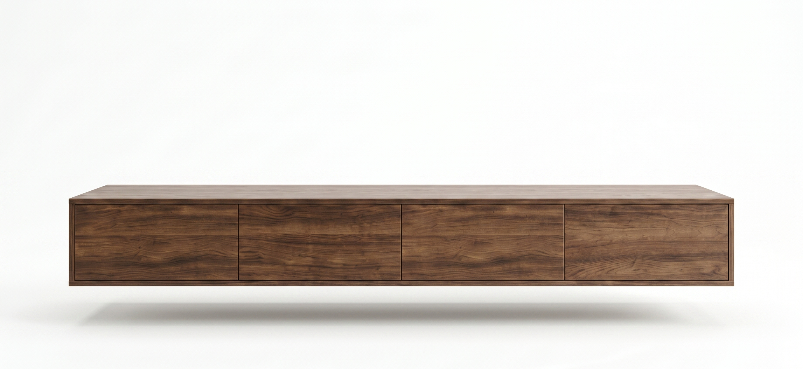 Modern Wall-Mounted TV Unit living room setup