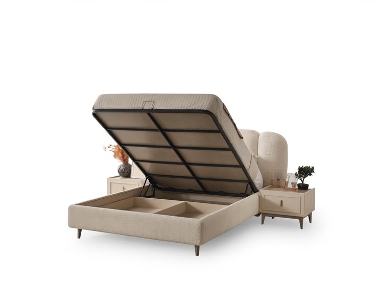 Modern Beige 5-Piece Bedroom Set